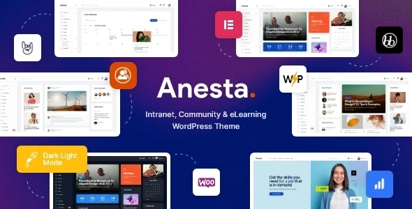 Anesta &ndash; Intranet, Extranet, Community and BuddyPress WordPress Theme