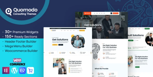 Quomodo &ndash; Business Consulting WordPress Theme